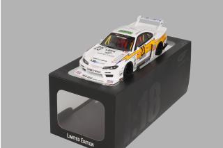 NISSAN S15 SILVA LB SUPER SILHOUETTE WHITE 2021 GT Spirit 1:18 Resinemodell (Türen, Motorhaube... nicht zu öffnen!)